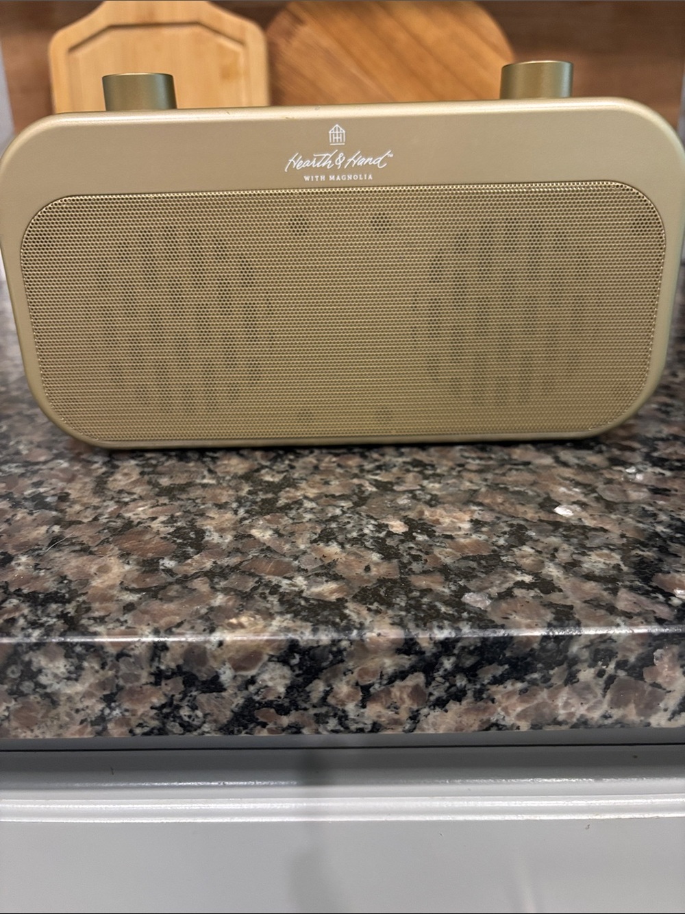 Hearth & Hand Portable Bluetooth Speaker in Gold